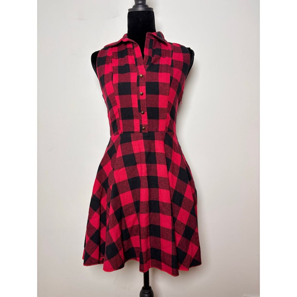 Vtg Y2K Papaya Dress READ